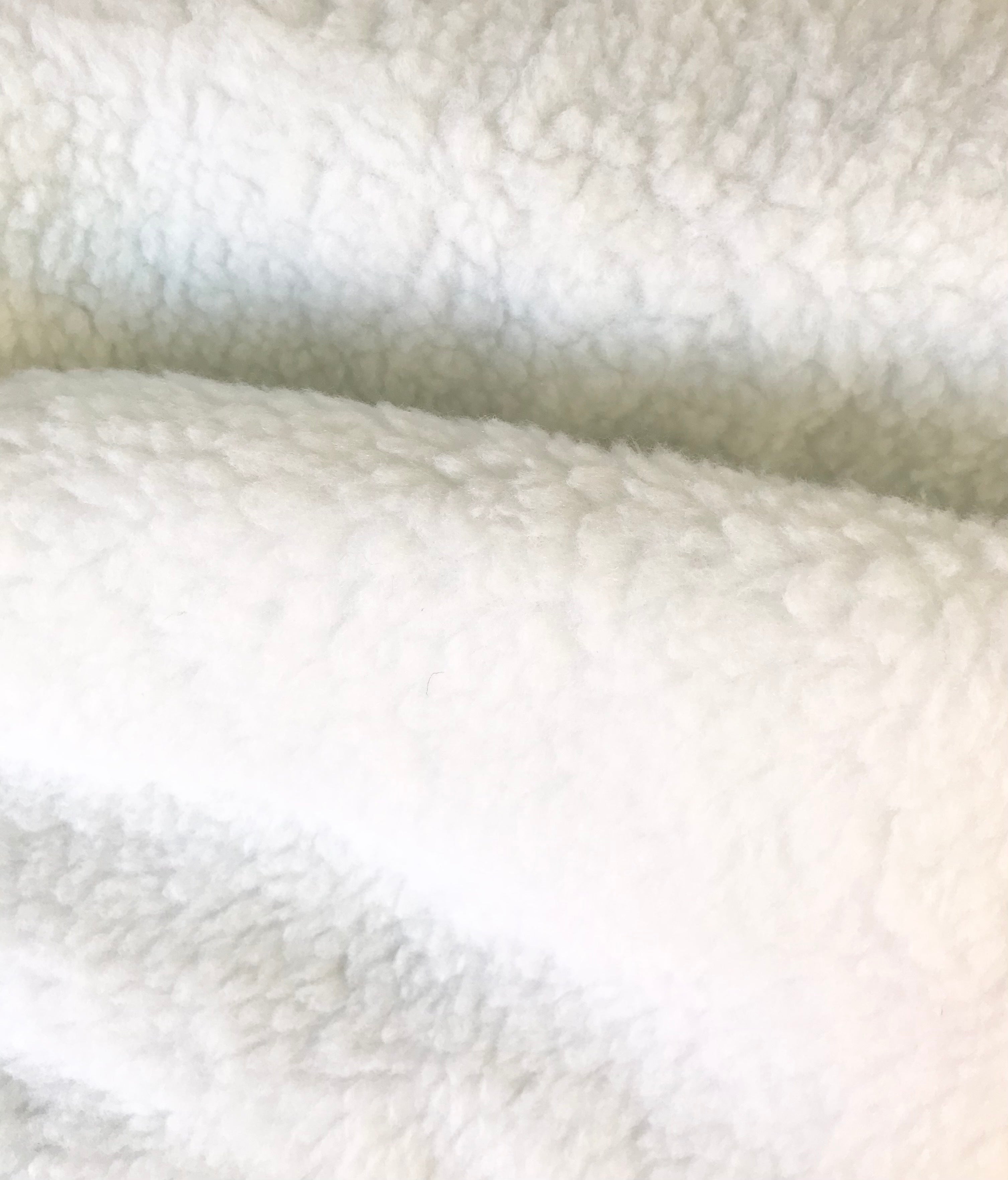 Quilted Velvet & Sherpa Mat in Light Grey